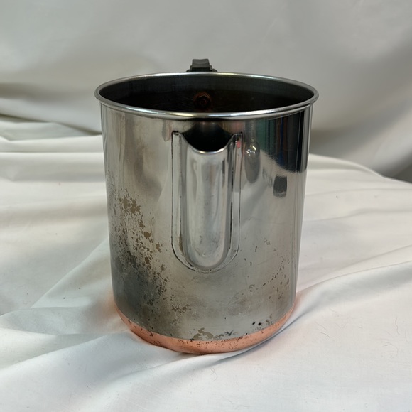 Vintage Revere Ware Copper Clad 1801 Percolator 6 Cup Coffee Pot ~ Bottom Only - Picture 2 of 15